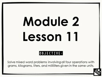 Preview of Math Presentation for Google Slides™ - 3rd Grade Module 2 Lesson 11