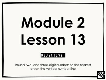 Preview of Math Presentation for Google Slides™ - 3rd Grade Module 2 Lesson 13
