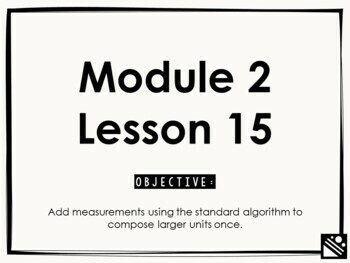 Preview of Math Presentation for Google Slides™ - 3rd Grade Module 2 Lesson 15