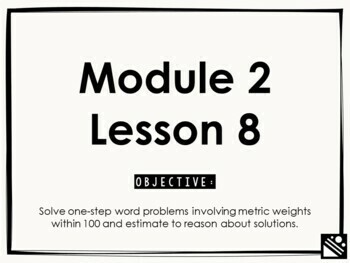 Preview of Math Presentation for Google Slides™ - 3rd Grade Module 2 Lesson 8