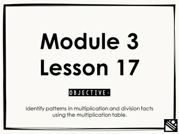 Preview of Math Presentation for Google Slides™ - 3rd Grade Module 3 Lesson 17