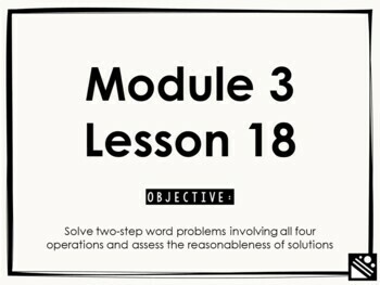 Preview of Math Presentation for Google Slides™ - 3rd Grade Module 3 Lesson 18