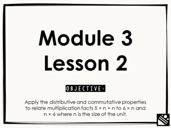 Preview of Math Presentation for Google Slides™ - 3rd Grade Module 3 Lesson 2