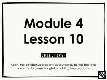 Preview of Math Presentation for Google Slides™ - 3rd Grade Module 4 Lesson 10