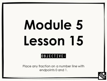 Preview of Math Presentation for Google Slides™ - 3rd Grade Module 5 Lesson 15