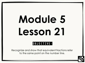 Preview of Math Presentation for Google Slides™ - 3rd Grade Module 5 Lesson 21
