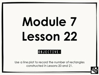 Preview of Math Presentation for Google Slides™ - 3rd Grade Module 7 Lesson 22