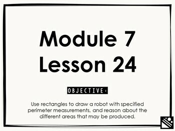 Preview of Math Presentation for Google Slides™ - 3rd Grade Module 7 Lesson 24