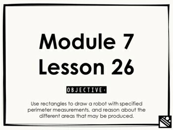 Preview of Math Presentation for Google Slides™ - 3rd Grade Module 7 Lesson 26