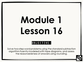 Preview of Math Presentation for Google Slides™ - 4th Grade Module 1 Lesson 16