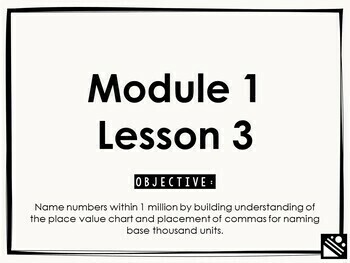 Preview of Math Presentation for Google Slides™ - 4th Grade Module 1 Lesson 3
