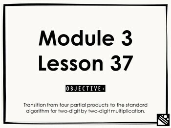 Preview of Math Presentation for Google Slides™ - 4th Grade Module 3 Lesson 37