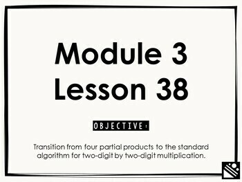 Preview of Math Presentation for Google Slides™ - 4th Grade Module 3 Lesson 38