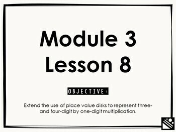 Preview of Math Presentation for Google Slides™ - 4th Grade Module 3 Lesson 8