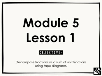 Preview of Math Presentation for Google Slides™ - 4th Grade Module 5 Lesson 1