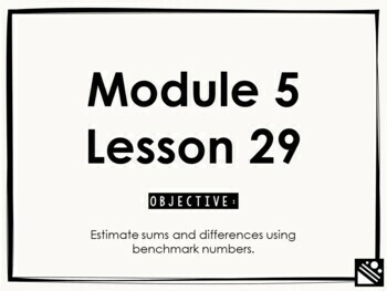 Preview of Math Presentation for Google Slides™ - 4th Grade Module 5 Lesson 29