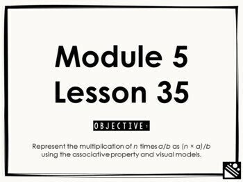 Preview of Math Presentation for Google Slides™ - 4th Grade Module 5 Lesson 35