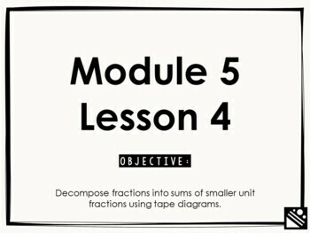 Preview of Math Presentation for Google Slides™ - 4th Grade Module 5 Lesson 4