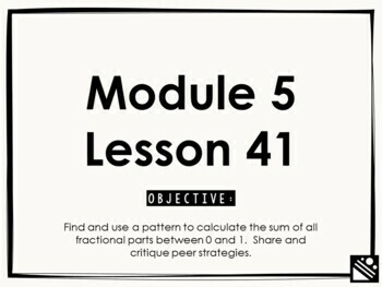 Preview of Math Presentation for Google Slides™ - 4th Grade Module 5 Lesson 41