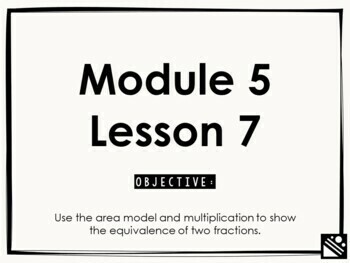 Preview of Math Presentation for Google Slides™ - 4th Grade Module 5 Lesson 7