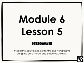 Preview of Math Presentation for Google Slides™ - 4th Grade Module 6 Lesson 5