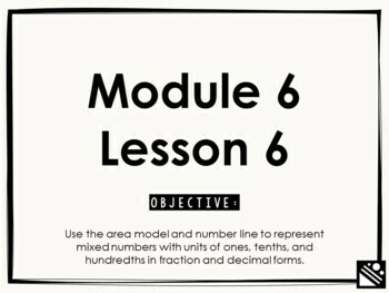 Preview of Math Presentation for Google Slides™ - 4th Grade Module 6 Lesson 6