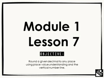 Preview of Math Presentation for Google Slides™ - 5th Grade Module 1 Lesson 7