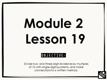 Preview of Math Presentation for Google Slides™ - 5th Grade Module 2 Lesson 19