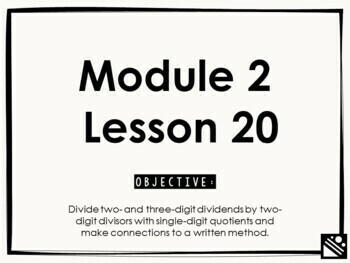 Preview of Math Presentation for Google Slides™ - 5th Grade Module 2 Lesson 20