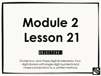 Preview of Math Presentation for Google Slides™ - 5th Grade Module 2 Lesson 21