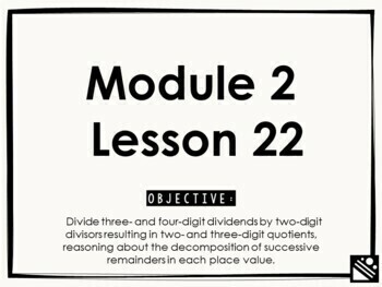 Preview of Math Presentation for Google Slides™ - 5th Grade Module 2 Lesson 22