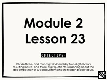 Preview of Math Presentation for Google Slides™ - 5th Grade Module 2 Lesson 23