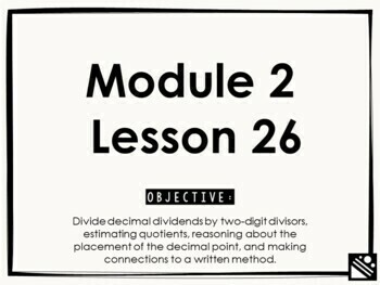 Preview of Math Presentation for Google Slides™ - 5th Grade Module 2 Lesson 26