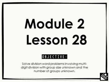 Preview of Math Presentation for Google Slides™ - 5th Grade Module 2 Lesson 28