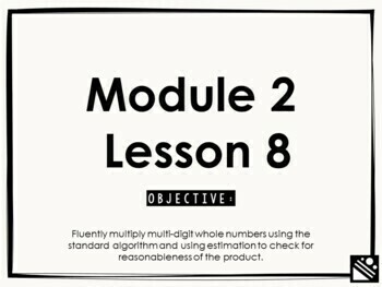 Preview of Math Presentation for Google Slides™ - 5th Grade Module 2 Lesson 8