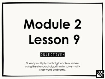 Preview of Math Presentation for Google Slides™ - 5th Grade Module 2 Lesson 9