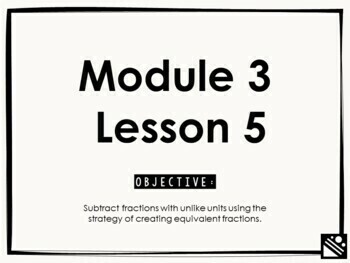 Preview of Math Presentation for Google Slides™ - 5th Grade Module 3 Lesson 5