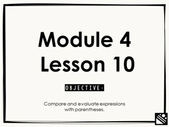 Preview of Math Presentation for Google Slides™ - 5th Grade Module 4 Lesson 10