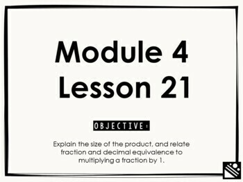 Preview of Math Presentation for Google Slides™ - 5th Grade Module 4 Lesson 21