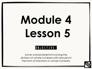 Preview of Math Presentation for Google Slides™ - 5th Grade Module 4 Lesson 5
