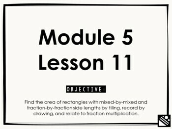 Preview of Math Presentation for Google Slides™ - 5th Grade Module 5 Lesson 11