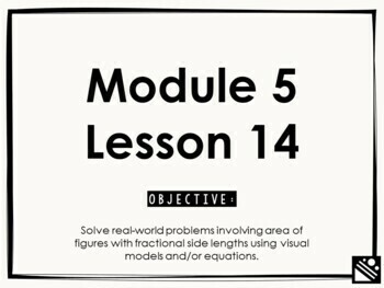 Preview of Math Presentation for Google Slides™ - 5th Grade Module 5 Lesson 14