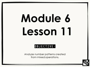 Preview of Math Presentation for Google Slides™ - 5th Grade Module 6 Lesson 11
