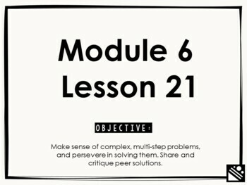 Preview of Math Presentation for Google Slides™ - 5th Grade Module 6 Lesson 21