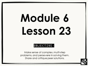 Preview of Math Presentation for Google Slides™ - 5th Grade Module 6 Lesson 23