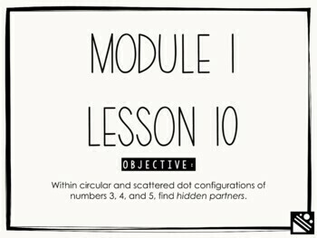 Preview of Math Presentation for Google Slides™ - Kindergarten Module 1 Lesson 10