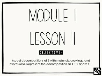 Preview of Math Presentation for Google Slides™ - Kindergarten Module 1 Lesson 11