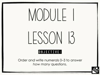Preview of Math Presentation for Google Slides™ - Kindergarten Module 1 Lesson 13