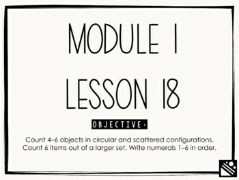 Preview of Math Presentation for Google Slides™ - Kindergarten Module 1 Lesson 18