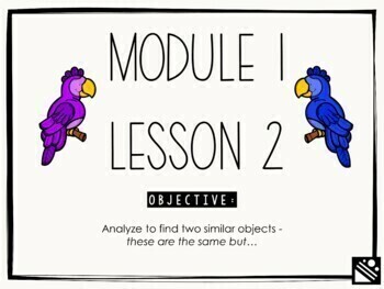 Preview of Math Presentation for Google Slides™ - Kindergarten Module 1 Lesson 2